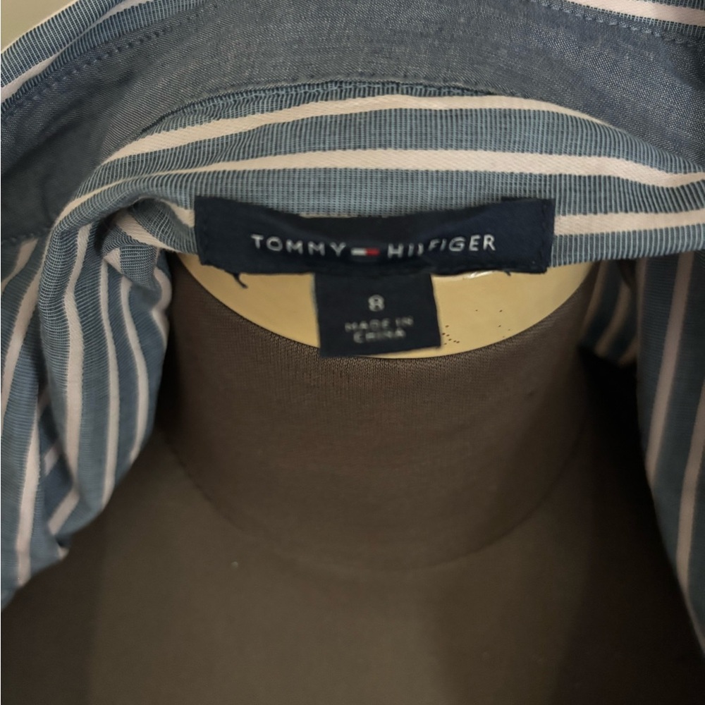 Tommy Hilfiger Blue and White Striped Dress - Picture 5 of 9